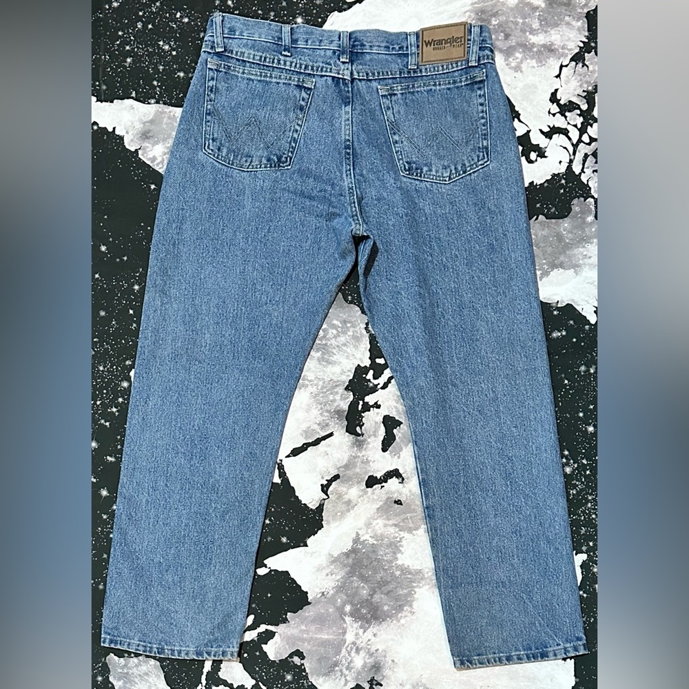 Wrangler Rugged Wear Blue Denim Jeans